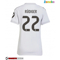Ženske Nogometnih dresov Real Madrid Antonio Rudiger #22 Domači 2025-26 Kratki rokavi